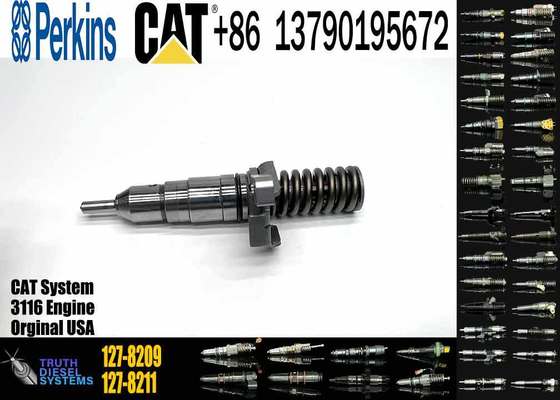 Caterpillar 3116 Diesel Engine Fuel Injector E200B 320B Excavator Parts 127-8216 0R-8473 0R8473 127-8209 127-8213