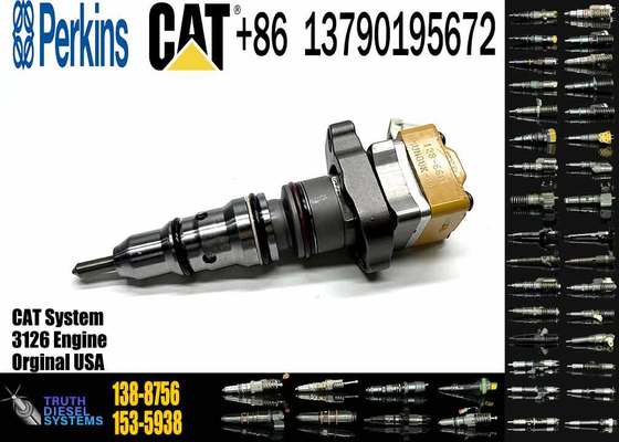 New Diesel Engine Fuel Injector 138-8754 0R-8624 153-5938 20R-4148 for Engine Industrial 138-8756 3412E