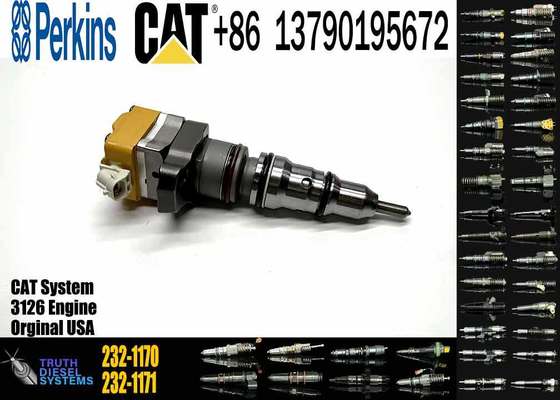 Excavator Injector 232-1170 2321170 for 3126 Engine Parts Diesel Nozzle Assembly Auto Parts