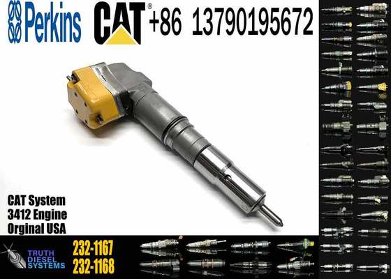 High Quality New Diesel Common Rail Fuel Injector 232-1166 232-1167 20R-5392 232-1168 Engine Parts for 3412