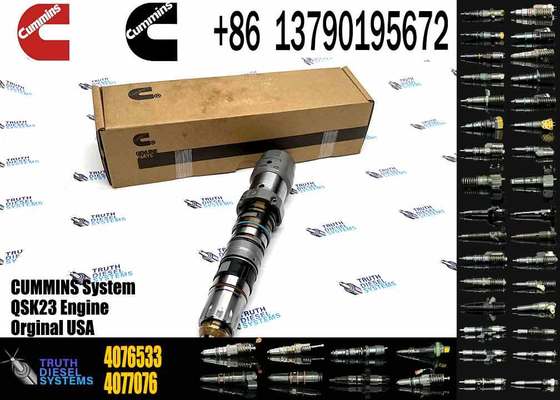 High Quality Excavator Parts Common Rail Fuel Injector 4326781 4076533 for Cummins Engine QSK45 QSK60 Injector 4326781 4076533