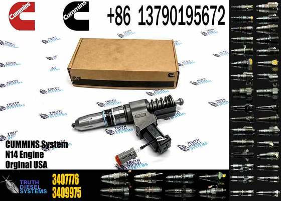 Common Rail Fuel Injector 3407776 3087807 3411385 341176 3409975 for Cummins QSN14 N14 Engine Excavator Parts