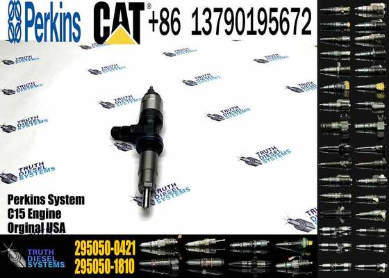 Excavator Parts Diesel Common Rail Injector 295050-0421 370-7287 3707287 295050-1810 418-3229 4183229