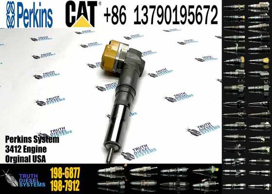 New 3412 Diesel Engine Fuel Injector 111-7916 198-4752 20R-5392 198-6877 232-1170 for Excavator Parts Condition New