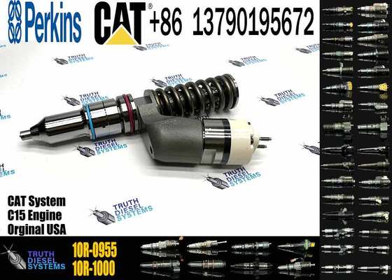 Excavator Parts Diesel C12 Engine Injector 208-9160 0R-9595 1OR-0955 OR-4987 161-1785 OR-9530 New Stainless Steel Injector for Excavator