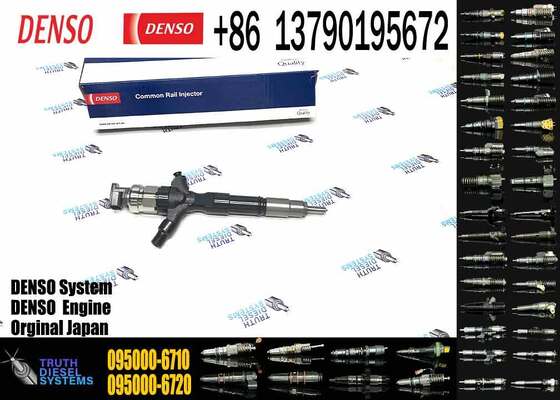 Remanufactured 095000-6710 095000-671# 095000-701# Truck/car/excavator Injector for OE 23670-30120 23670-30230 Diesel Engine