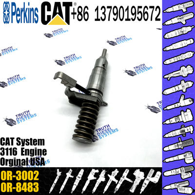 3114 3116 Engine Diesel Fuel Injector 7E-8727 7E8727 0R3002 0R-3002 For Excavator 205B 213B 214B 224B E110B E120B E240B
