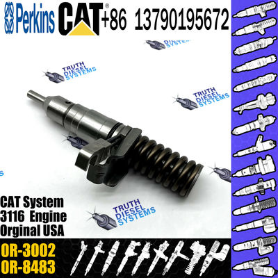 3114 3116 Engine Diesel Fuel Injector 7E-8727 7E8727 0R3002 0R-3002 For Excavator 205B 213B 214B 224B E110B E120B E240B
