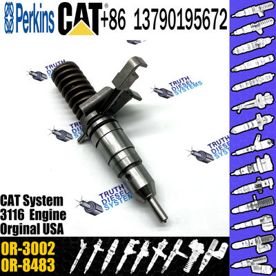 3114 3116 Engine Diesel Fuel Injector 7E-8727 7E8727 0R3002 0R-3002 For Excavator 205B 213B 214B 224B E110B E120B E240B