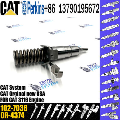 3116 common rail injectors 102-7038 0R-4374 7E-6193 105-1694 0R-8682 9Y-4982 for Caterpillar excavator