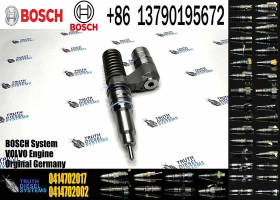 Genuine Diesel Common Rail Fuel Injector 0414702002, 3165869, 0414702017, 5236686, 5237146, 8113286, 3165874, 3964829