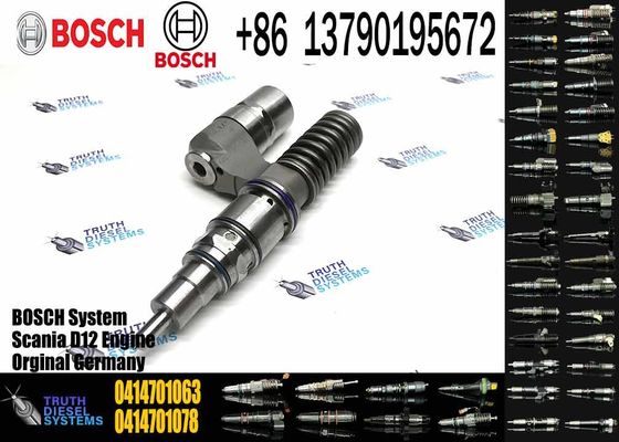 Genuine Unit Diesel Fuel Injector 0414701038, 0414701039, 0414701063 For SCANIA R500 1548472, 1766553, 1539350