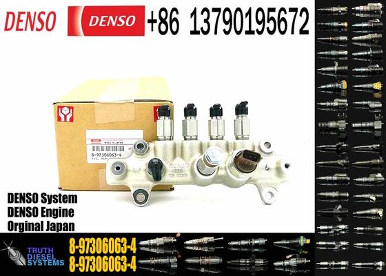 Excavator Parts 8-97306063-4 4HK1 Genuine Fuel Common Rail For Engine Parts