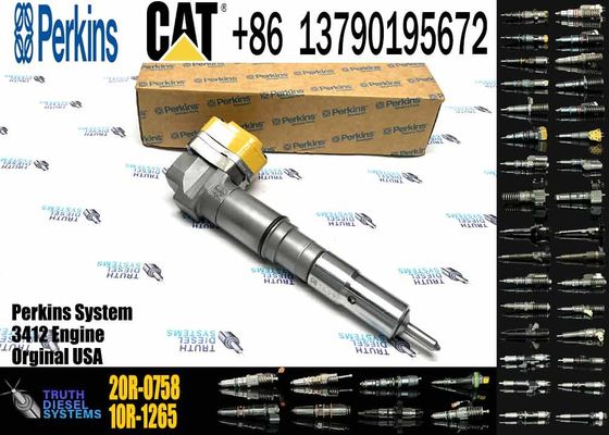 Excavator Engine parts Fule Injetor 20R-4148 20R-0758 232-1171 10R-1267 232-1183 10R-1266 for 3412E 3408 Fuel Injector