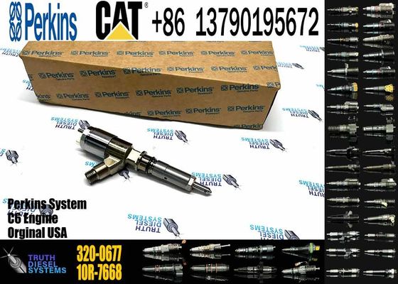 Original CAT 320D E320DL C6.6 C4.4 Common Rail Injector Diesel Fuel Injector 320-0677 For Caterpillar