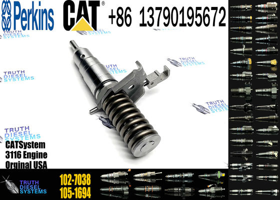 Remanufacture Excavator Bulldozer Diesel Engine Fuel Injector Diesel Nozzle 102-7038 105-1694