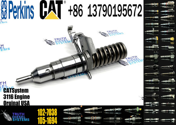 Remanufacture Excavator Bulldozer Diesel Engine Fuel Injector Diesel Nozzle 102-7038 105-1694