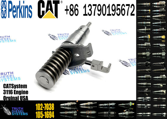 Remanufacture Excavator Bulldozer Diesel Engine Fuel Injector Diesel Nozzle 102-7038 105-1694