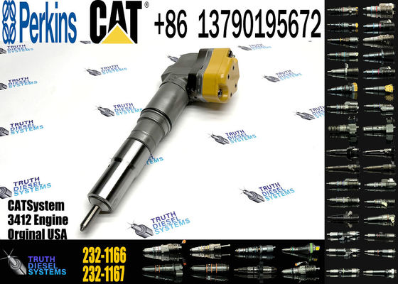 High Quality New Diesel Common Rail Fuel Injector 232-1166 20R-5392 232-1168 Engine Parts For CAT Caterpillar 3412