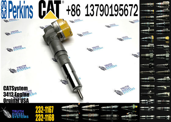 Excavator Engine parts Fule Injetor232-1167 20R-5392 173-4059 198-6877 10R1262 232-1170 for 3412E 3408 Fuel Injector