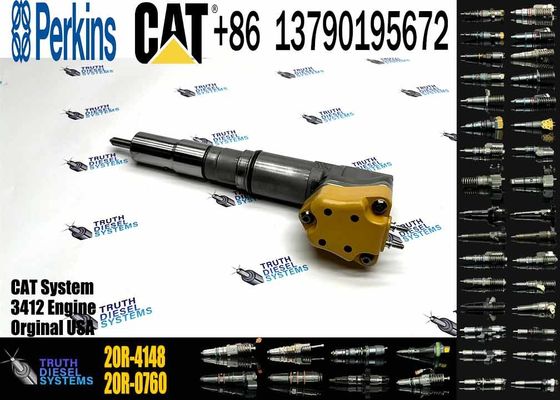 Diesel Fuel Injector 174-7526 20R-4148 179-6020 Or Engine 3412E Injector 179-6020 174-7526 For Excavator 3412E