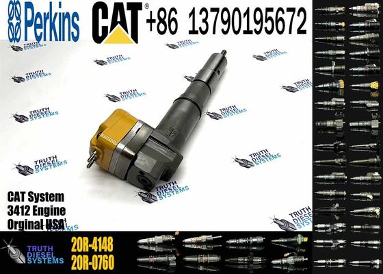 Diesel Fuel Injector 174-7526 20R-4148 179-6020 Or Engine 3412E Injector 179-6020 174-7526 For Excavator 3412E