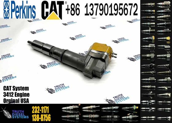 Fuel Injector 174-7526 232-1183 232-1171 232-1175 20R0758 232-1173 232-1168 174-7528 For Caterpillar 3412E 3408E Engine