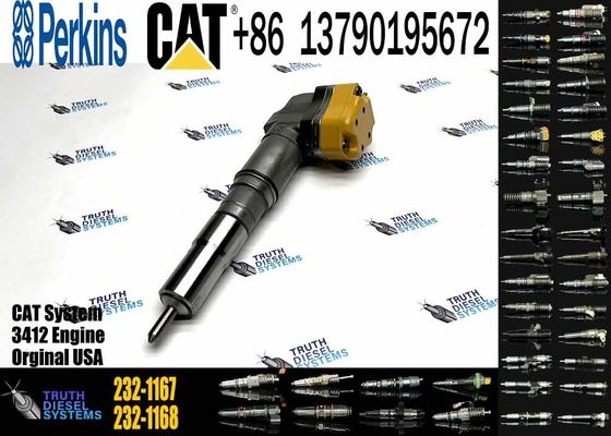 New Diesel Common Rail Fuel Injector 232-1166 232-1167 20R-5392 232-1168 Engine Parts For CAT Caterpillar 3412