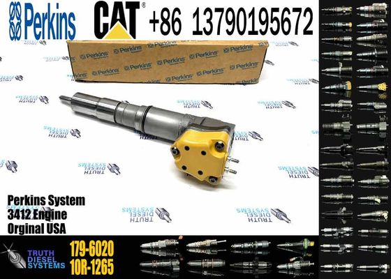 Fuel Injector 179-6020 3412E Diesel Engine Parts Injectors 1796020 for CAT 631G 637G 769D 771D D9R