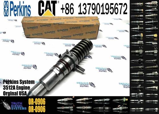 Fuel Injector 4P-9075 0R-3051 0R-0906 Common Rail Fuel Injector for Caterpillar Machinery 3512 3516 3508 Diesel Engine Parts