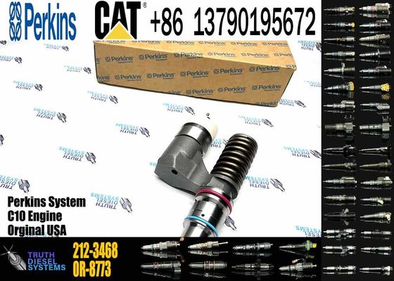CAT Excavator 212-3468 10R-1258 Diesel Fuel Injectors C10 C12 2123468 10R1258 Common Rail Injector for Caterpillar Machinery