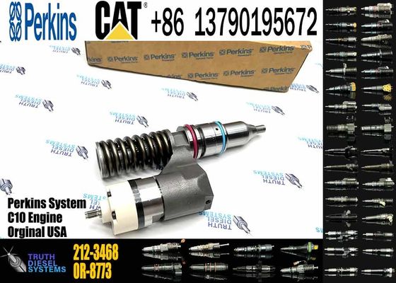 CAT Excavator 212-3468 10R-1258 Diesel Fuel Injectors C10 C12 2123468 10R1258 Common Rail Injector for Caterpillar Machinery