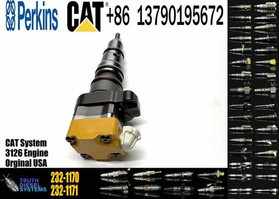 Excavator Injector 232-1170 2321170 for 3126 Engine Parts Diesel Nozzle Assembly Auto Parts