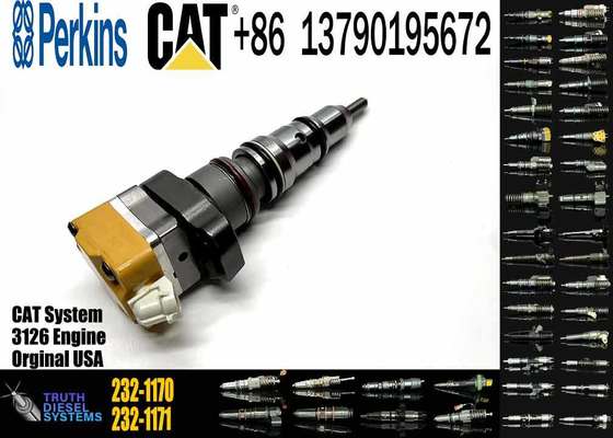 Excavator Injector 232-1170 2321170 for 3126 Engine Parts Diesel Nozzle Assembly Auto Parts