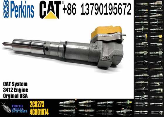 Diesel Common Rail Fuel Injector Nozzle 232-8756 2C0273 4CR01974 for CAT Caterpillar 3412 Engine