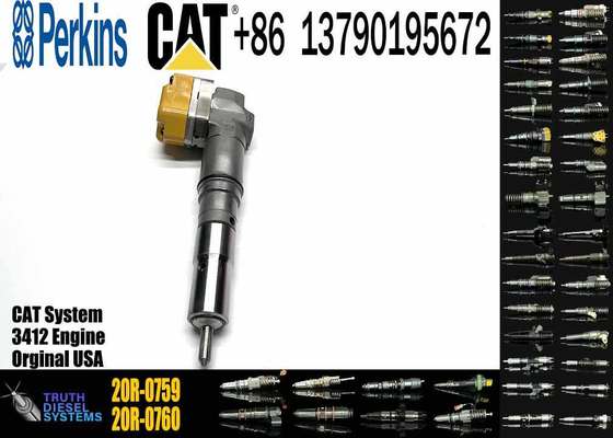 Fuel Injector 153-5938 20R-4148 174-7528 20R-0759 198-7912 204-2467 232-1168 Fit For CAT 3412 Diesel Fuel Engine Injection Part