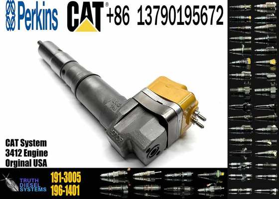 Common Rail Injector 191-3005 198-4752 198-6877 20R-4147 Engine Parts Fuel Injectors for 3412 Engine