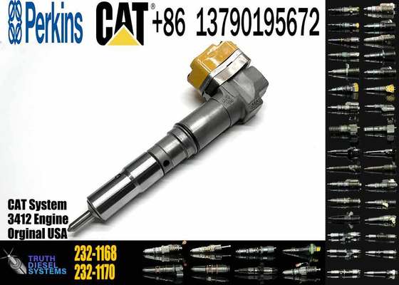 Caterpillar 3408 3412E Engine Fuel Injector 232-1173 232-1183 232-1168 174-7528 Engine Injector 174-7526 20R-0758
