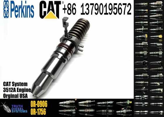 4P-9075 4P9075 Common Rail Fuel Injector for CAT 3512 3516 3508 0R-3051 0R-0906 Diesel Injection Valves