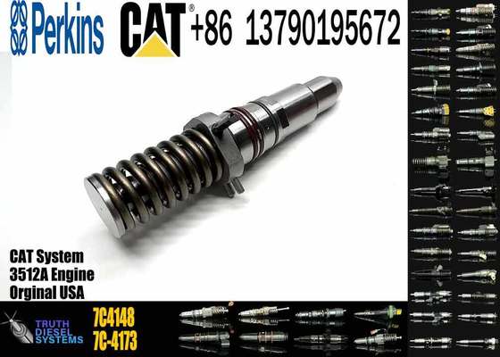 Diesel Engine Injector 7E6408 4P9077 7C4148 6L4355 0R-8338 10R-1252For C3512A Common Rail