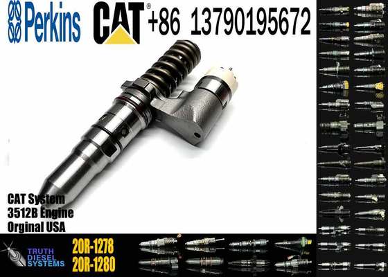 Quality Diesel Fuel Injector 386-1769 3861769 20R-1278 20R1278 for CAT 3508B 3512B 3516B Engine