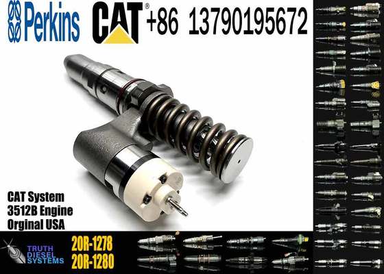 Quality Diesel Fuel Injector 386-1769 3861769 20R-1278 20R1278 for CAT 3508B 3512B 3516B Engine