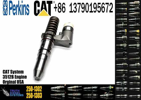 250-1302 2501302 Diesel Fuel Injector for Caterpillar CAT 3512B 3516B 10R-1303 Common Rail Injection Valves