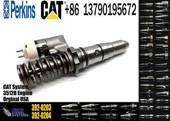 Fuel Injector 392-0203 3920203 Diesel Engine Fuel Injector 20R-1267 20R1267 for CAT 994D 793D 3512B