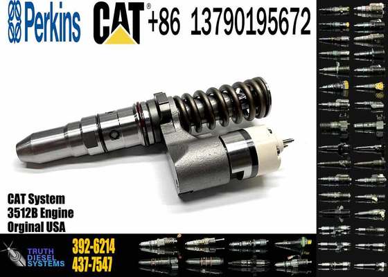 386-1766 392-0214 392-6214 Diesel Fuel Injector for Caterpillar CAT 3508B 3512B 3516B 20R-1275 Common Rail Injection Valves