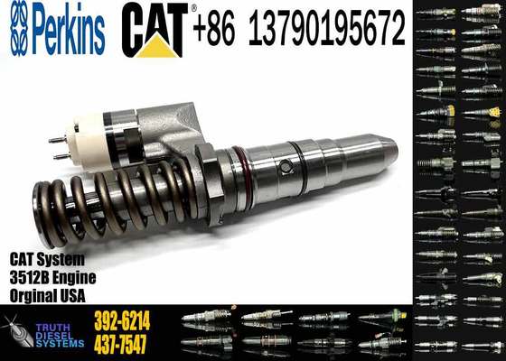 386-1766 392-0214 392-6214 Diesel Fuel Injector for Caterpillar CAT 3508B 3512B 3516B 20R-1275 Common Rail Injection Valves