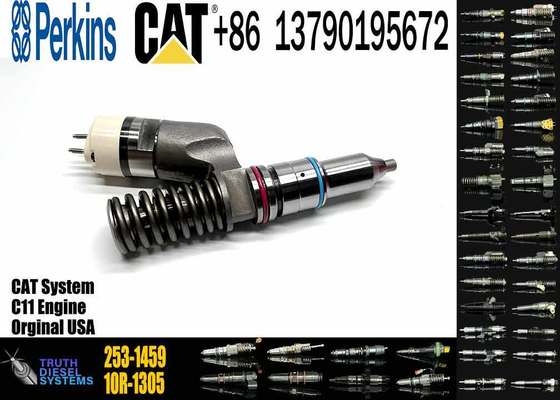 Excavator Spare Parts C11 Engine Fuel Injector 249-0712 253-1459 Construction Machinery Injector Assy