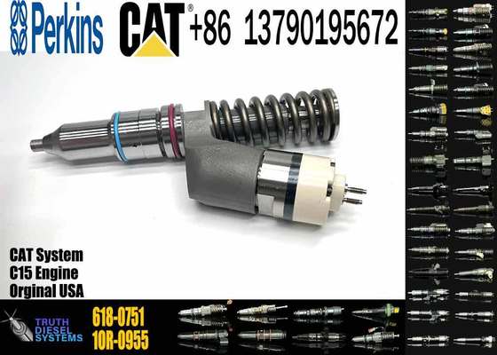 1 Year Warranty New-tec Factory Sale 374-0751 30R-0004 618-0751 20R-2285 Excavator Fuel Injector for CAT C27 100% Test