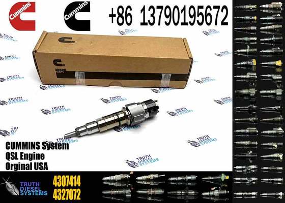 High Quality Diesel Engine Injector 4327072 4307414 Fuel Injector Model 430-7414 for QSL Excavator QSL9.3 ISCE Engine 6L