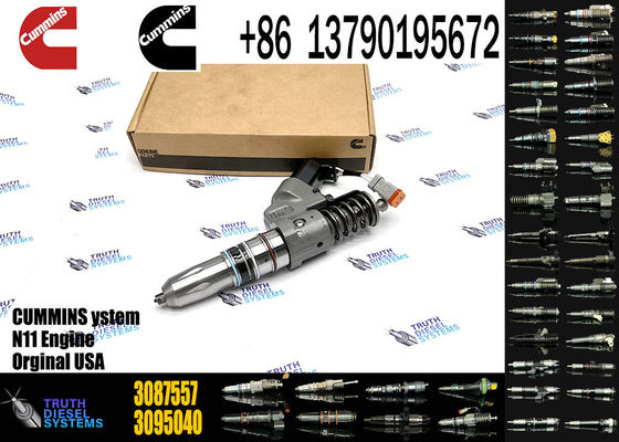 Excavator Accessories Fuel Injector 3087557 4902921 3411754 for Cummins M11 QSM11 Injector Nozzle Construction Machinery Diesel Engine Spare Parts